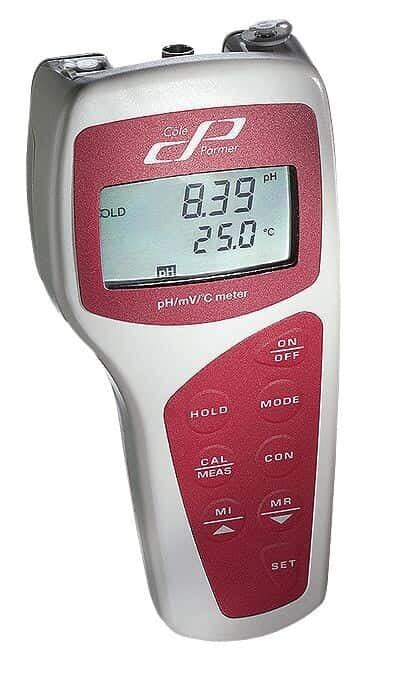 Cole-Parmer advanced pH/mV/temperature meter, model pH 100 from Cole-Parmer