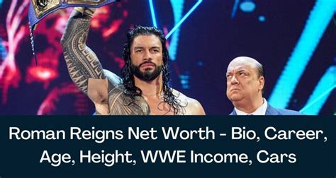 Roman Reigns Net Worth 2024 - Bio, Career, Age, Height, WWE Income, Cars