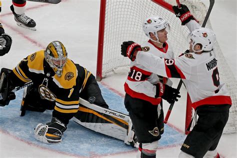 Bruins lose game to Senators, goalie to apparent injury – Boston Herald