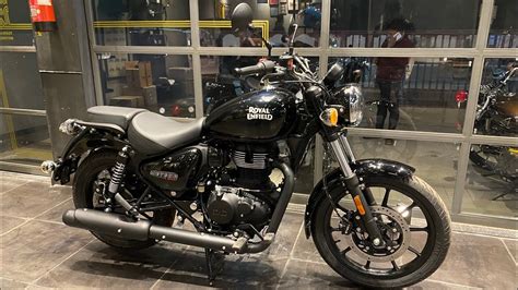 2023 RE Meteor 350 Fireball | Royal Enfield Meteor 350 2023 Black Colour | Jaipur - YouTube