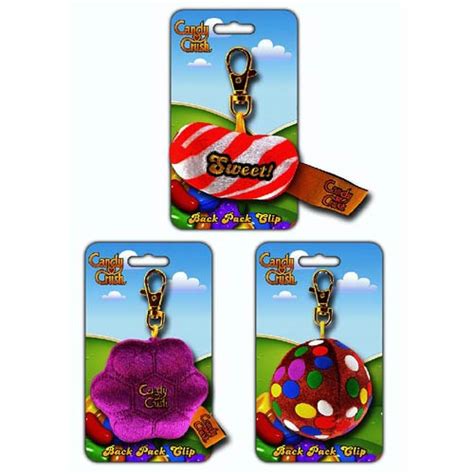 Candy Crush Saga Clip-on Plush Key Chain Master Carton | Wikizio