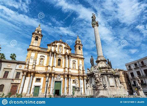 San Domenico Church in Sicily Stock Image - Image of travel, italian: 126127409