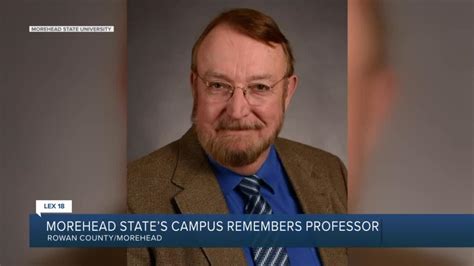 Morehead State's campus remembers professor