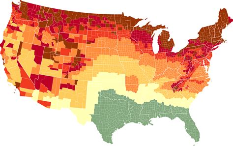 2023 Fall Foliage Prediction Map - Deep South Magazine