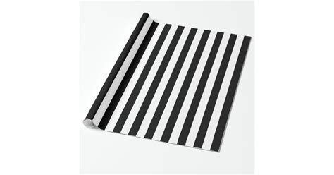 Black and White Striped Pattern Wrapping Paper | Zazzle