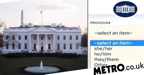 White House contact form now lets people choose their pronouns | Metro News