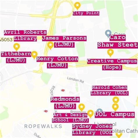 University Of Liverpool Campus Map