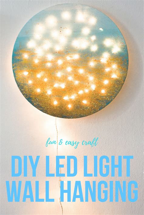 MOMMY BLOG EXPERT: DIY LED Light Wall Hanging Project Easy Way to Add ...