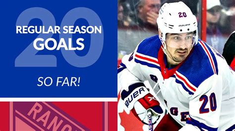 Chris Kreider's First 20 Goals of 22/23 NHL Regular Season - YouTube