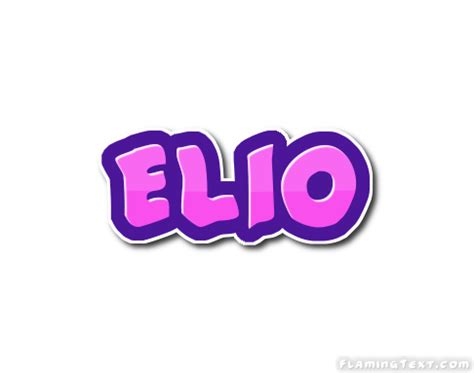 Elio Logo | Free Name Design Tool from Flaming Text