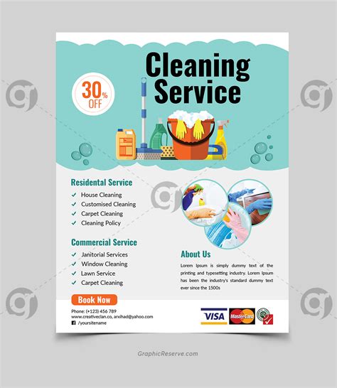 Cleaning Service Flyer on Behance
