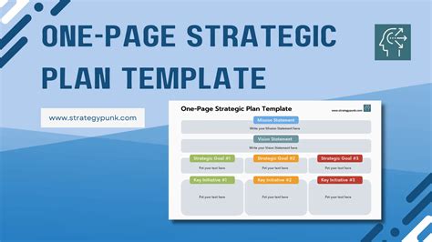 Introducing Our One-Page Strategic Plan Template (Free PPT)