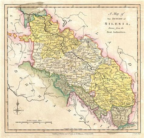 A Map of the Dutchy of Silesia, Drawn from the Best Authorities ...