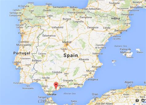 Where is Marbella on map of Spain