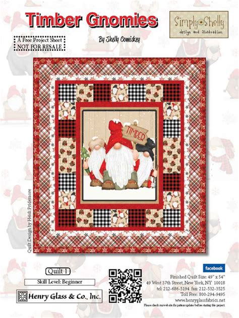 Free Christmas Quilted Gnome Patterns – BOMquilts.com