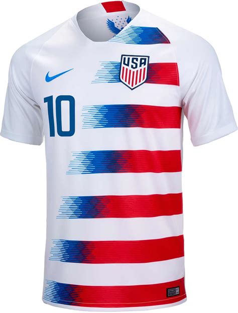 2018/19 Nike Christian Pulisic USA Home Jersey - SoccerPro