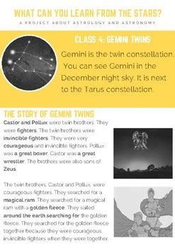 Greek Mythology - Gemini Twins ELA STEAM PBL (Grade 3-5) | TPT