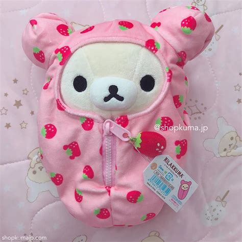 Rilakkuma Plush 💖 on Instagram: “ ️🍓Korilakkuma Strawberry Reversible ...