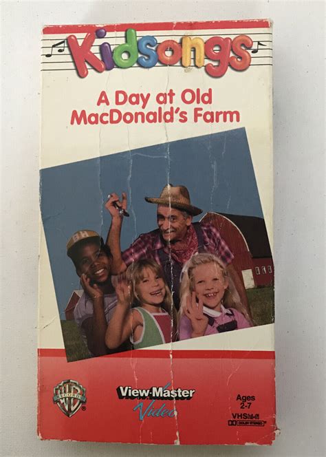 VHS Kidsongs A Day at Old MacDonald's Farm (1985) Kids Songs Movie Ships 🆓! 75993811131 | eBay