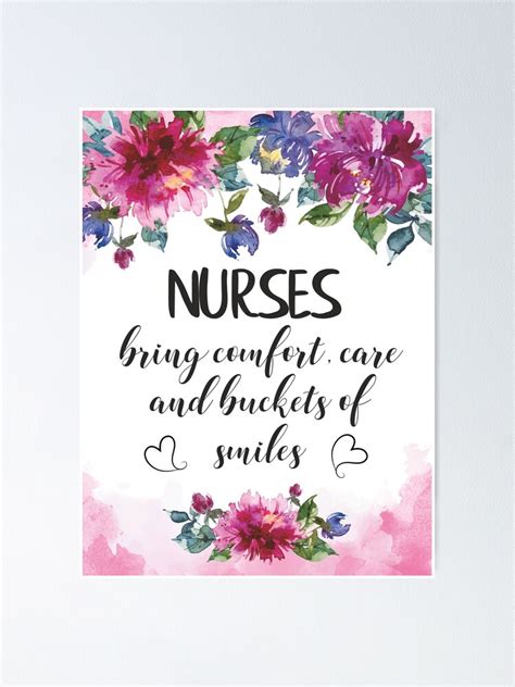 "Nurses thank you quote NURSE Leaving Gift idea Farewell gift / NURSE appreciation" Poster for ...