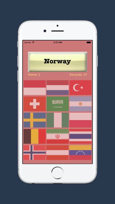 World Flags Game iPhone App