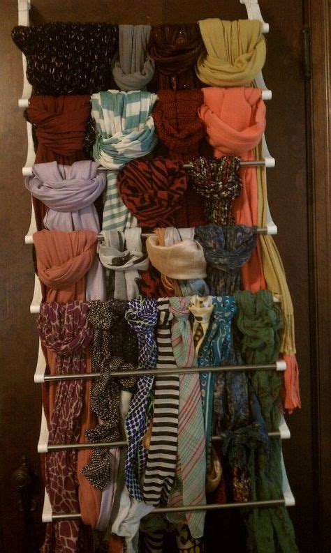 9 Scarf rack ideas | scarf rack, scarf, scarf organization