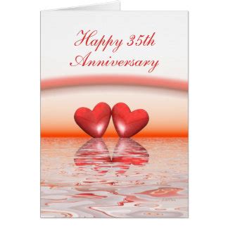 35th Wedding Anniversary Cards | Zazzle