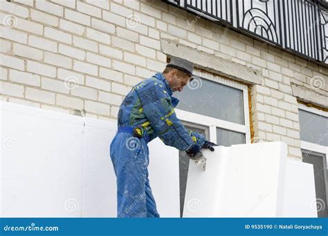 Cut polystyrene stock photo. Image of polystyrene, glue - 9535190