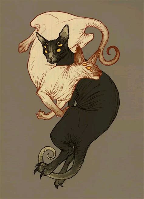 Image result for creepy cat drawing Art And Illustration, Animal Illustrations, Illustrations ...