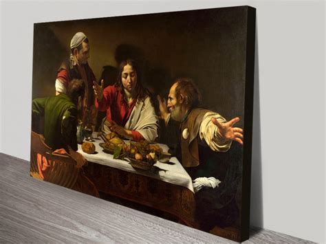 Supper at Emmaus Framed Caravaggio Print | Wall Art Sale Gold Coast