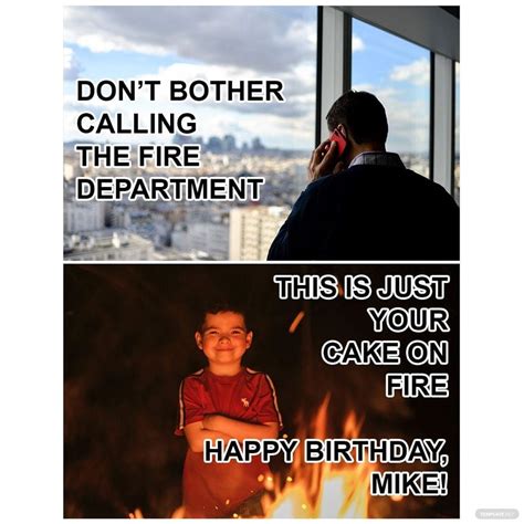 Happy Birthday Mike Meme in JPG, GIF, PNG, Illustrator, PSD - Download ...