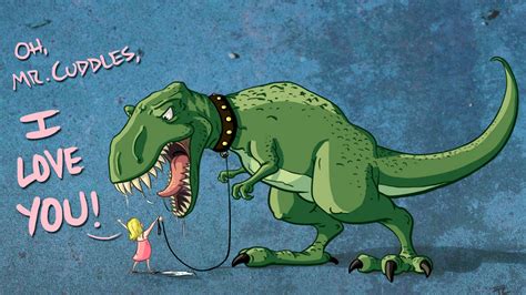 artwork, Humor, Dinosaurs, T Rex Wallpapers HD / Desktop and Mobile Backgrounds