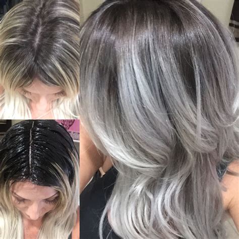 Ash Grey Hair Color | Silver hair color, Short hair balayage, Grey hair color