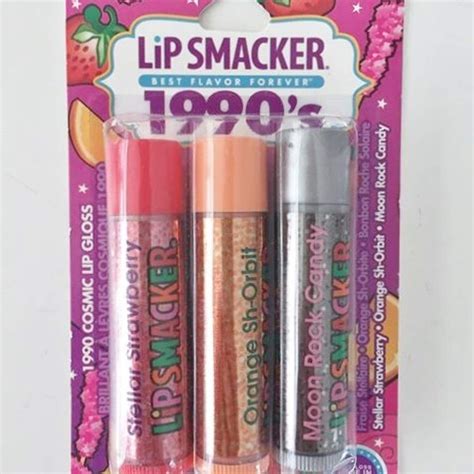 3 Lip Smacker Lip Balms ~ Best Flavor Forever 1990s Cosmic Collection Vintage | Kist