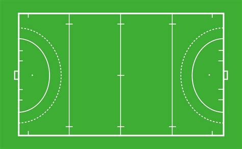 field hockey pitch top view vector illustration 2634946 Vector Art at ...