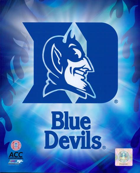 Duke Blue Devils Logo Football Licensed Glossy 8x10 Photo A | eBay