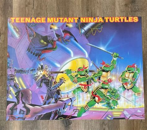 TEENAGE MUTANT NINJA Turtles Poster TMNT Cartoon $34.95 - PicClick