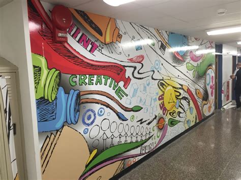 Vinyl Wall Art for Galway Elementary School | Plan & Print Systems Inc. | Large Format Printing ...