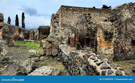 Pompeii Archaeological Park, Italy Stock Image - Image of history ...