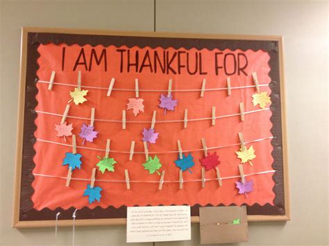 ADD EACH DAY A NEW "LEAF-NOTE" DURING THE MONTH OF NOVEMBER November Bulletin Boards ...