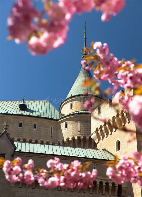 Bojnice Castle Near Prievidza Town, Slovakia, Europe Stock Photo - Image of culture, garden ...