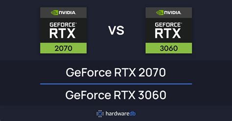 RTX 3060 vs RTX 2070: A Detailed Comparison