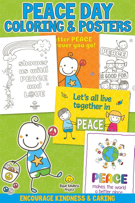 Celebrate International Peace Day on September 21 with these cute coloring pages. As they enter ...