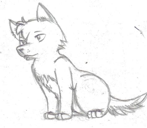 Wolf Pup Sketch by Princessofcookies23 on DeviantArt