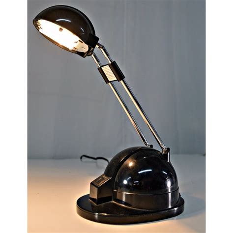 Telescopic 80s Bakelite Halogen Desk Lamp | Chairish