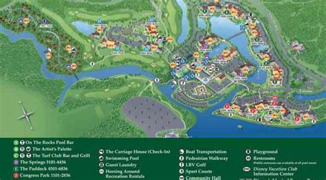 Saratoga Springs Resort Map - KennythePirate.com