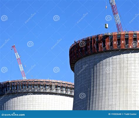 Nuclear Power Plant Construction Stock Photo - Image of structure, waste: 19303648