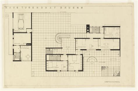 upper-plan-tugendhat-house-by-ludwig-mies-van-der-rohe-image-cortesy-of-moma-archives | The ...