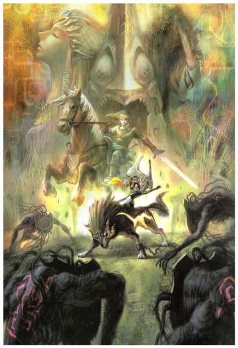 Twilight Princess Artwork - Poster 13x19 | Zelda twilight princess ...