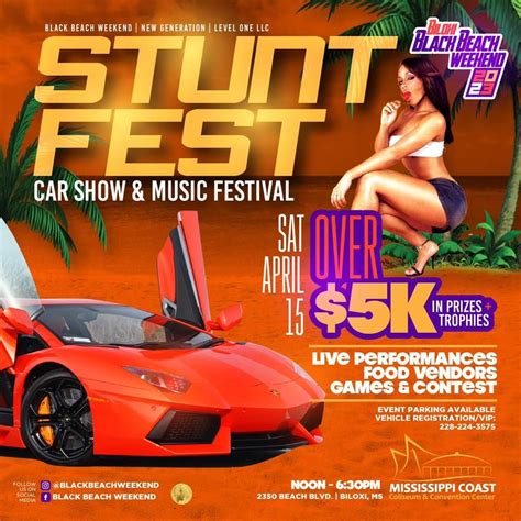 Stunt Fest 2023 Car Show & Music Festival, MS Coast Coliseum and Convention Center, Biloxi ...